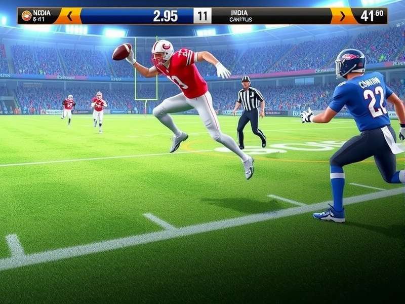 India NFL Super Champs Gameplay Screenshot